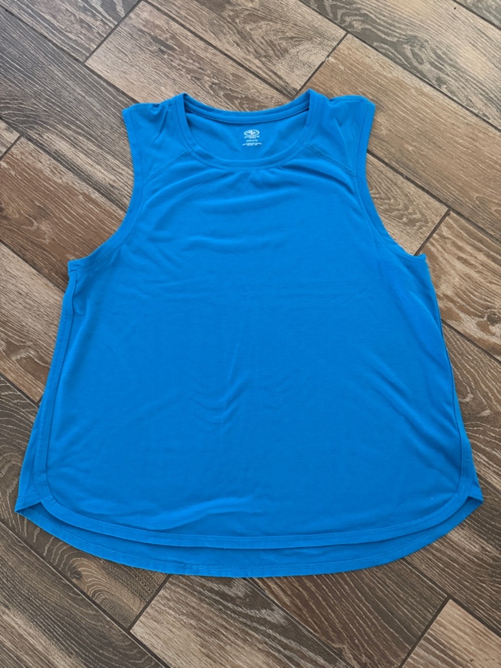 Athletic Works Bright Teal Blue Women's Performance Tank